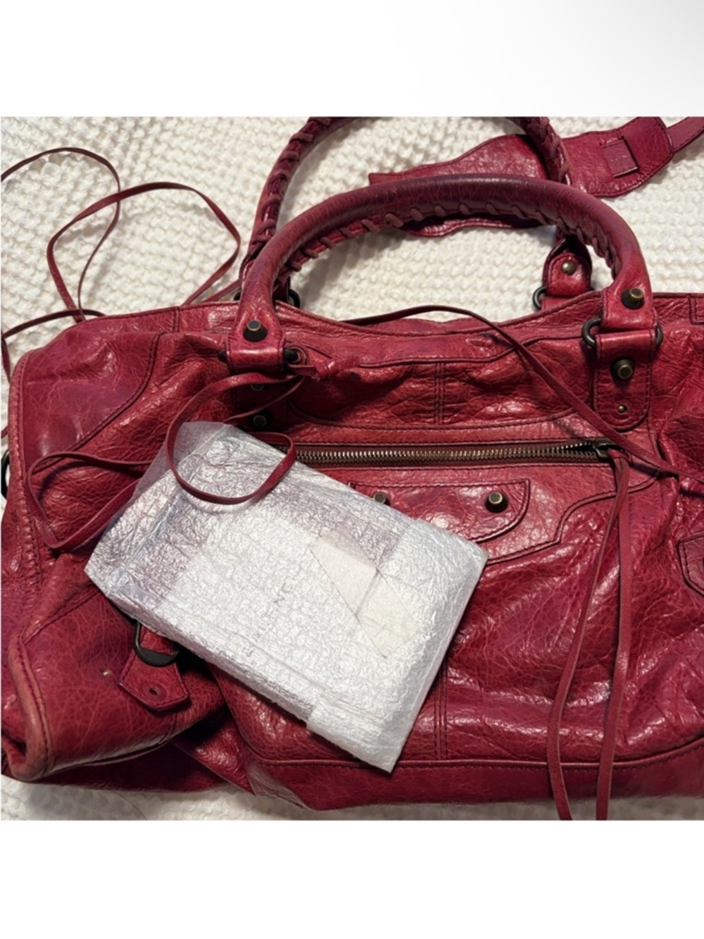 Balanciaga City Bag - Bordeaux - Picture 5 of 9
